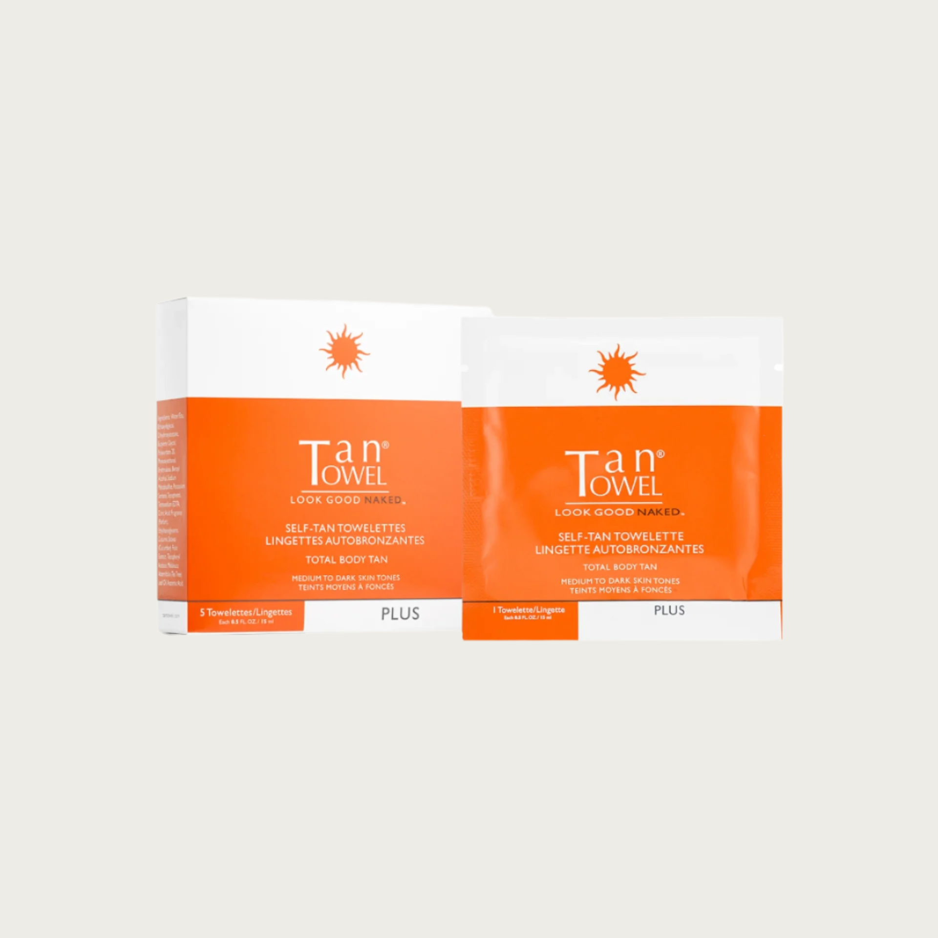 Tan Towel Self-Tan towelettes 5PCS full body - Rooby