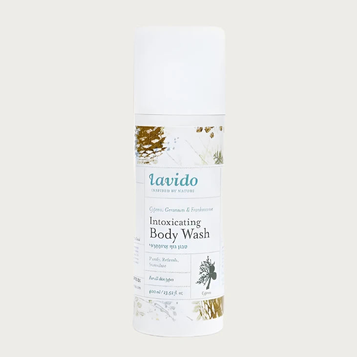 Lavido Body Wash Cypress, Geranium & Frankincense - 400ml - Rooby